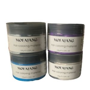 • NEW Mofajang Temporary Color Hair Wax Set of 4 •